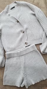 2 piece short lounge set